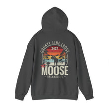 Load image into Gallery viewer, Moose Lodge 2427 - Florida Moose Sunset - Hooded Sweatshirt (Front &amp; Back Print)
