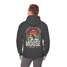 Load image into Gallery viewer, Moose Lodge 2427 - Florida Moose Sunset - Hooded Sweatshirt (Front &amp; Back Print)
