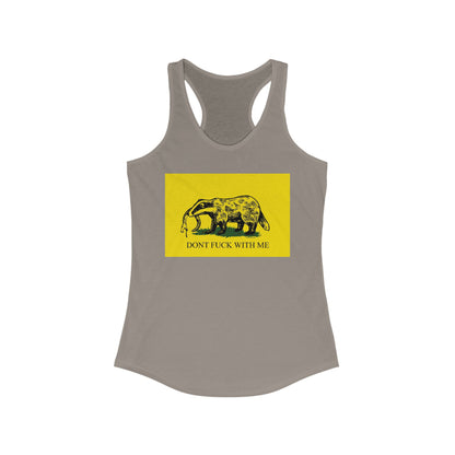DK14: Honey Badger Don't Give A Fuck - Ladies Racerback Tank