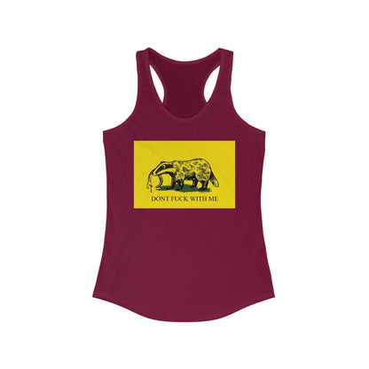 DK14: Honey Badger Don't Give A Fuck - Ladies Racerback Tank