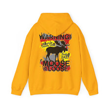 Load image into Gallery viewer, Moose Lodge 2427 - Loose Moose - Hooded Sweatshirt (Front &amp; Back Print)
