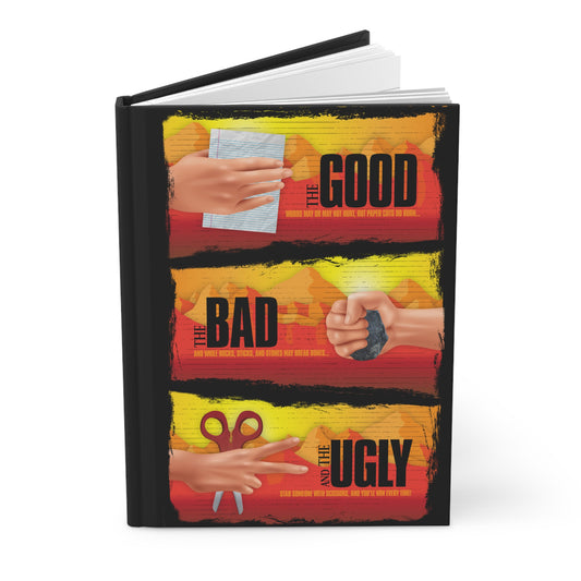 DK173: Roshambo Gone Wild West - Hardcover Writing Journal