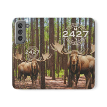 Load image into Gallery viewer, Moose Lodge 2427 - Woodlands Moose - Flip Organizational Phone Cases (Select Phone Models)
