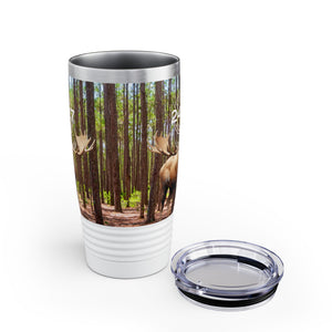 Moose Lodge 2427 - Woodlands Moose - Ringneck Tumbler (20oz)