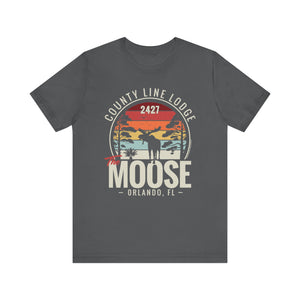 Moose Lodge 2427 - Florida Moose Sunset - Unisex T-Shirt (Front Print Only)