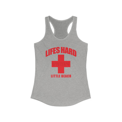 DK42: LIFESHARD - Little Beach - Ladies Racerback Tank