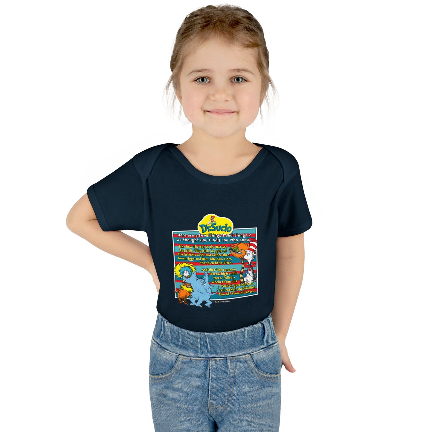 DK64: Doctored Seuss (Dirty Dr. Sucio) - Infant Sized Onsie