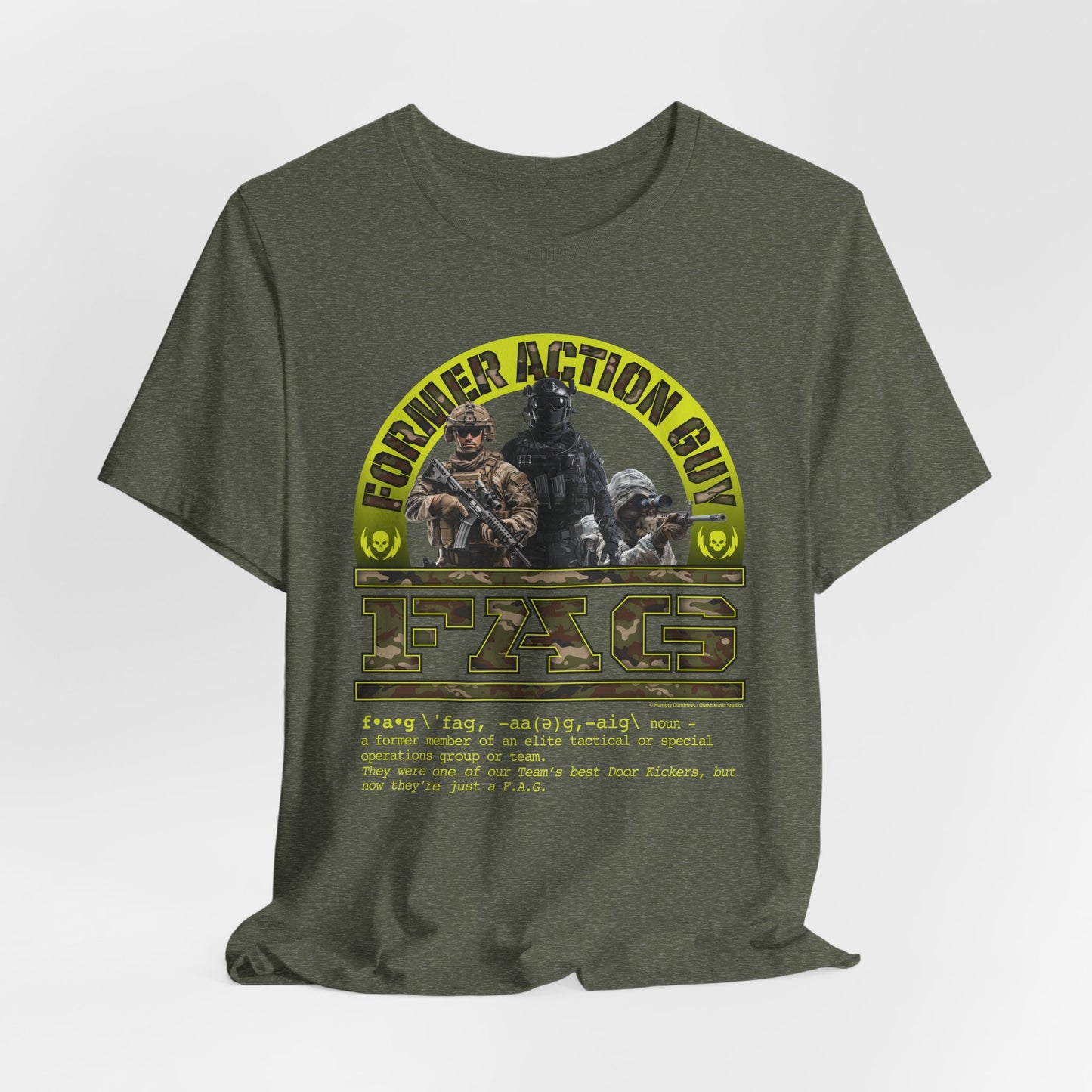 DK238: Fierce And Glorious (Former Action Guy Edition) - Unisex S/S T-Shirt
