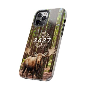 Moose Lodge 2427 - Woodlands Moose - Tough Phone Cases (Select Phone Models)