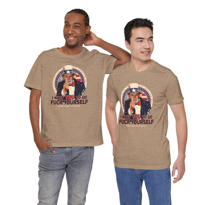 DK23: The Pussification of the American Male - Unisex S/S T-Shirt