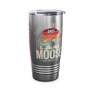 Moose Lodge 2427 - Florida Moose Sunset - Ringneck Tumbler, 20oz