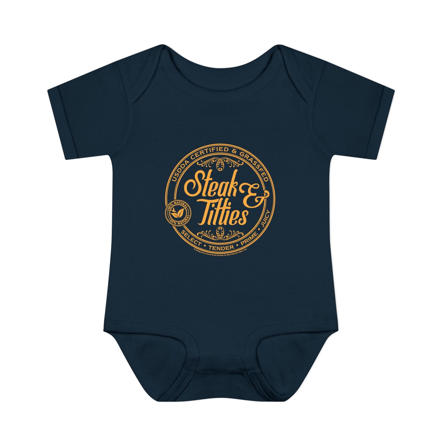 DK225: Steak & Titties - Infant Sized Onsie