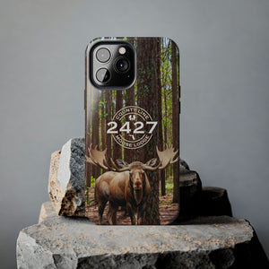 Moose Lodge 2427 - Woodlands Moose - Tough Phone Cases (Select Phone Models)