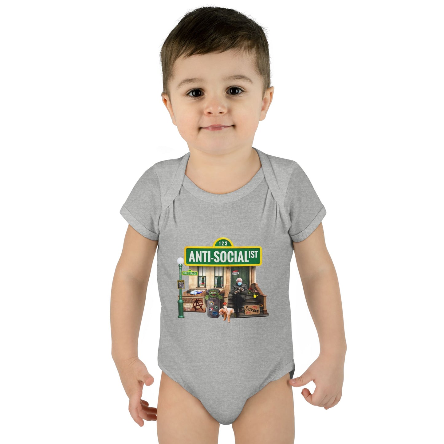 DK58: Bernie The Grouch - Infant Sized Onsie
