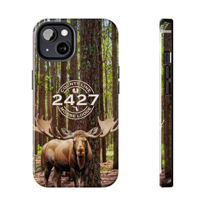 Moose Lodge 2427 - Woodlands Moose - Tough Phone Cases (Select Phone Models)