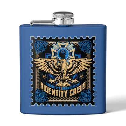DK12: You Down With O.P.P.? (Bidentity Crisis) - 6oz Stainless Steel Hip Flask