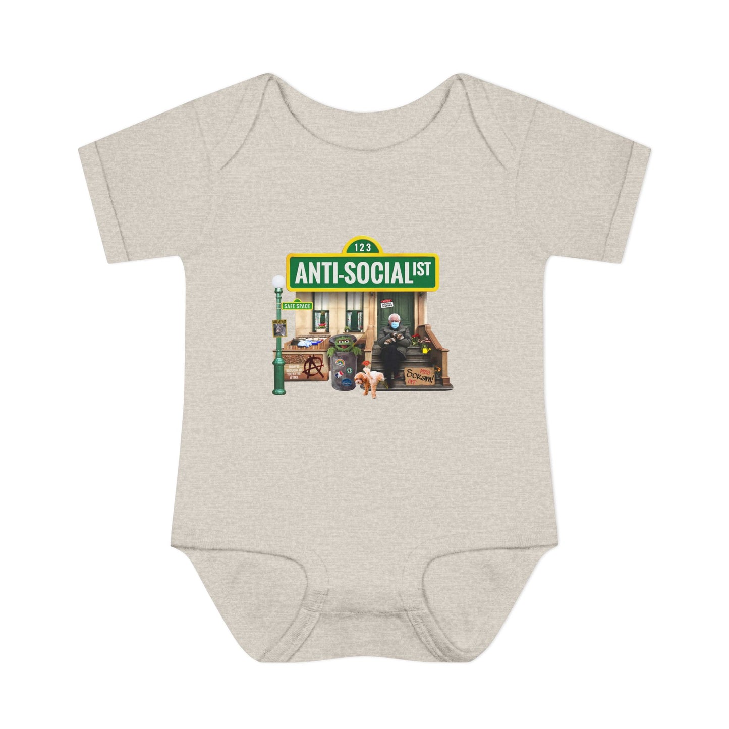 DK58: Bernie The Grouch - Infant Sized Onsie