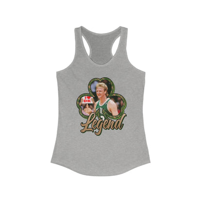 DK33: Give 'em the Bird (Larry Edition) - Ladies Racerback Tank