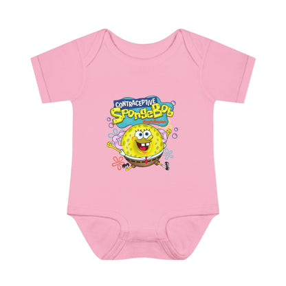 DK196: Contraceptive SpongeBob - Infant Sized Onsie