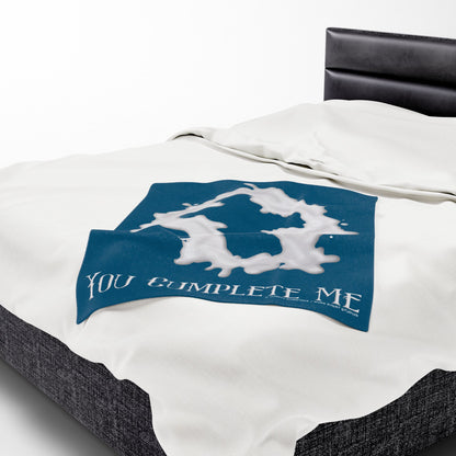 DK38: You Cumplete Me - Velveteen Plush Blanket