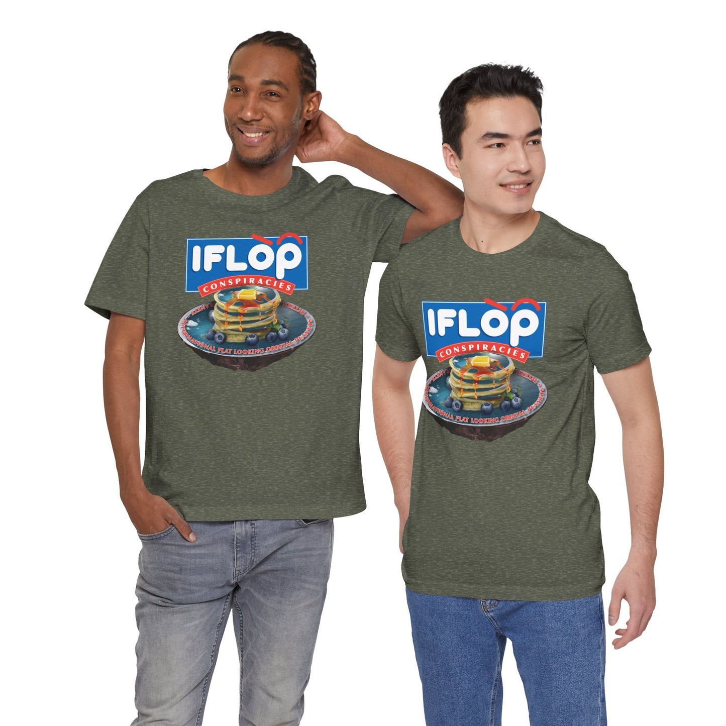 DK117: Blueberry Pancakes - Unisex S/S T-Shirt