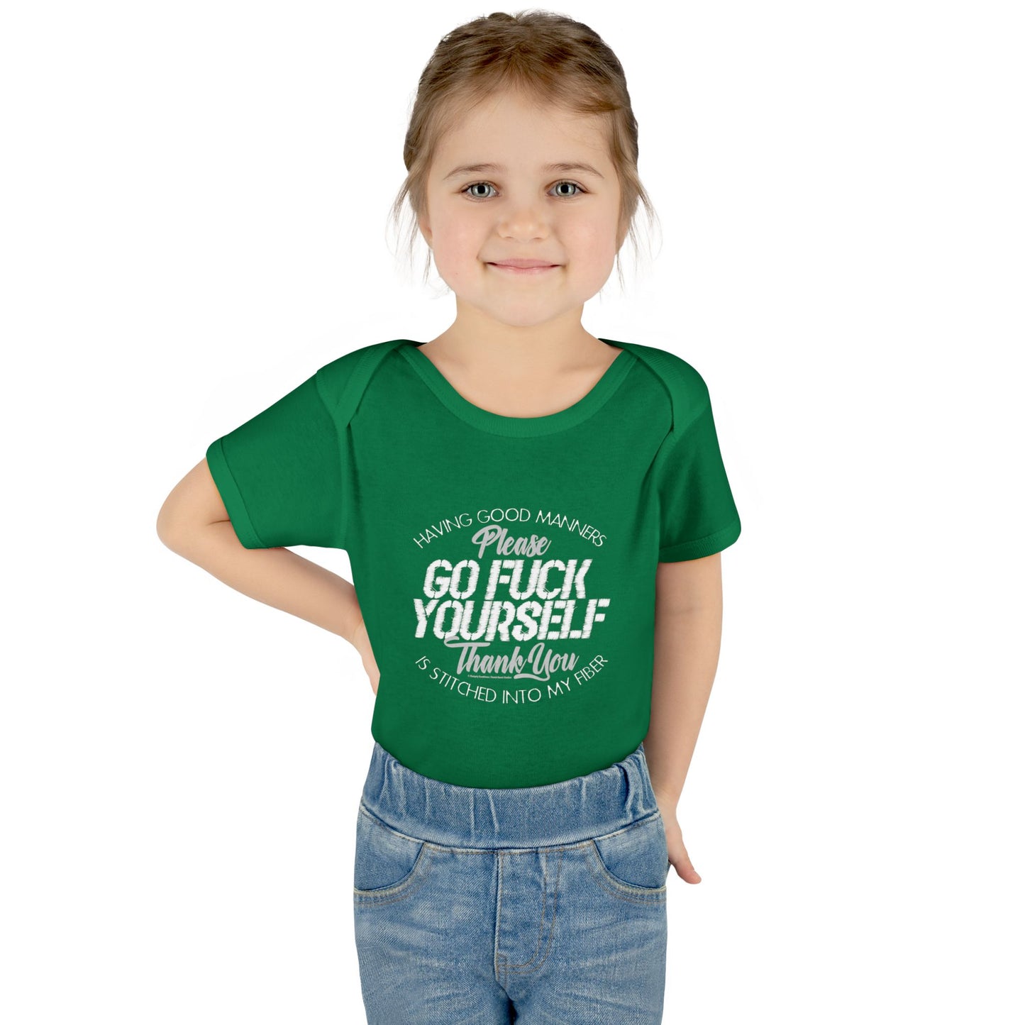 DK90: Please & Thank You (Go Fuck Yourself) - Infant Sized Onsie
