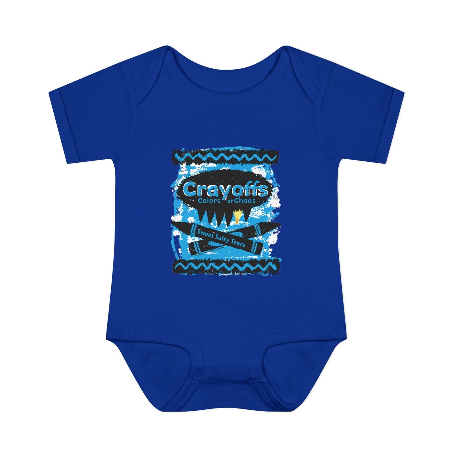 DK110: Crayoffs - Colors of Chaos - Infant Sized Onsie