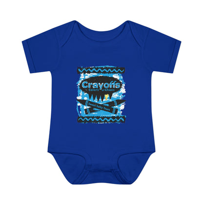 DK110: Crayoffs - Colors of Chaos - Infant Sized Onsie