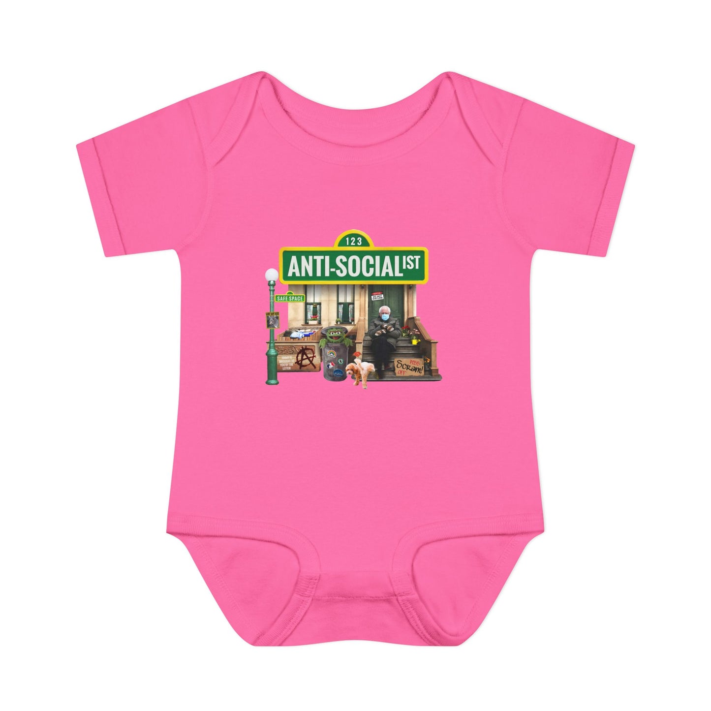 DK58: Bernie The Grouch - Infant Sized Onsie