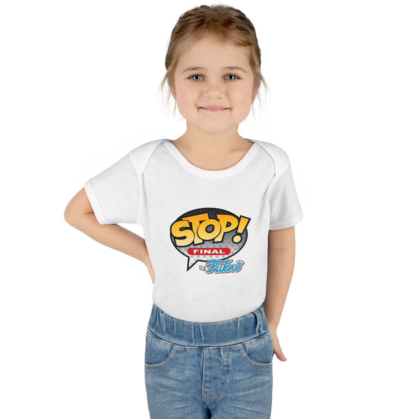 DK103: Stop! by Fukno - Infant Sized Onsie