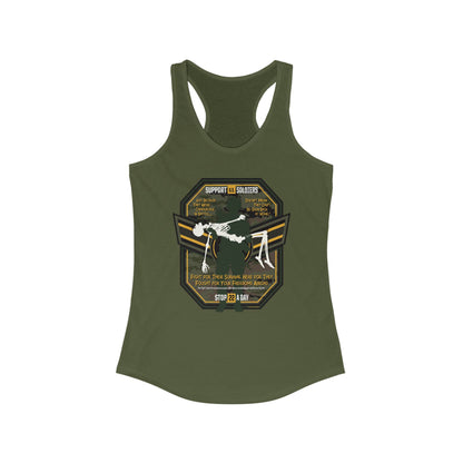 DK31: Stop 22 A Day - Ladies Racerback Tank