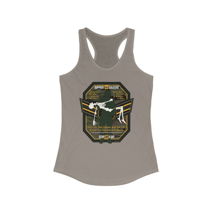 DK31: Stop 22 A Day - Ladies Racerback Tank