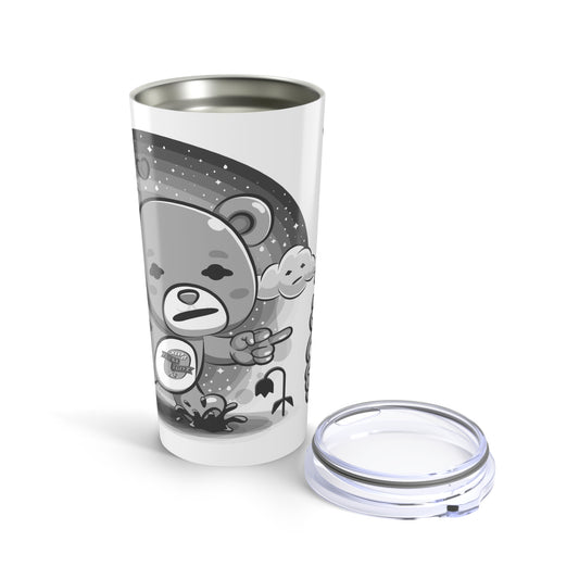 DK227: Nobody Cares Bear - 20oz Travel Tumbler