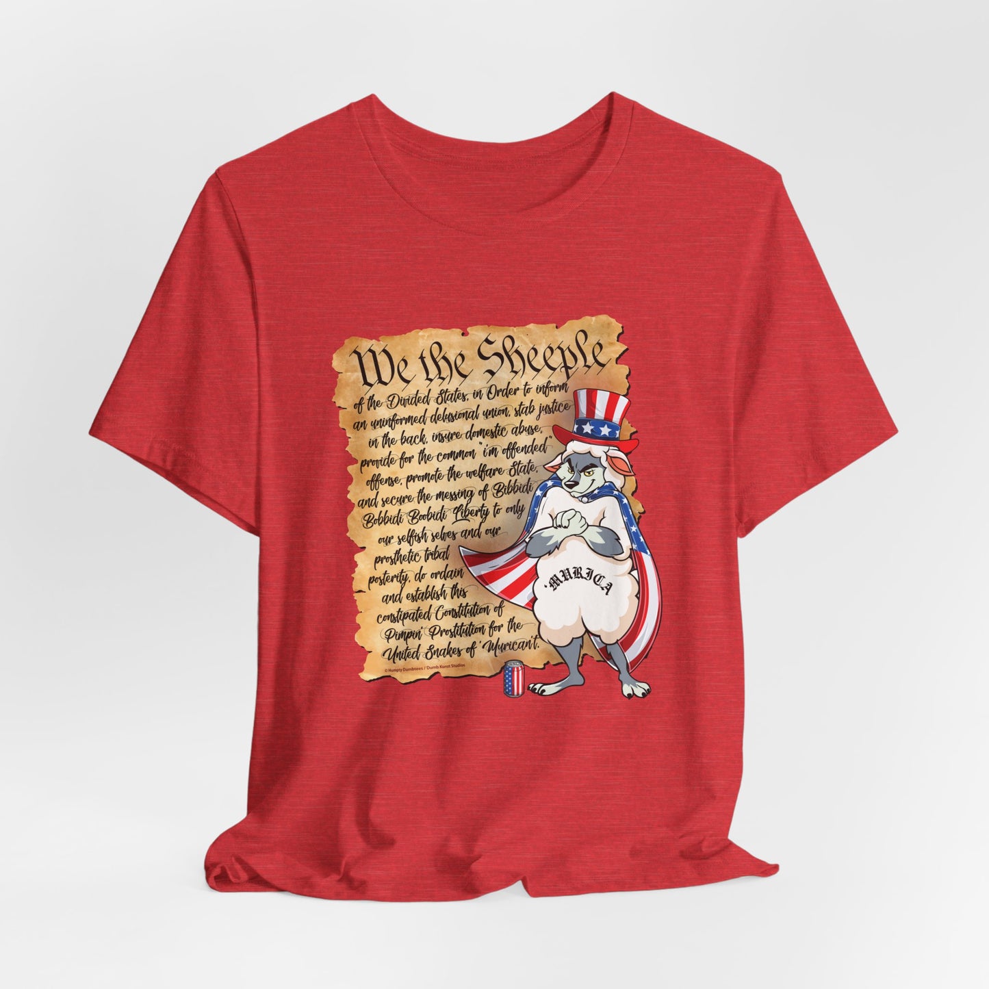 DK216: We The Sheeple - Unisex S/S T-Shirt