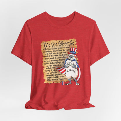 DK216: We The Sheeple - Unisex S/S T-Shirt