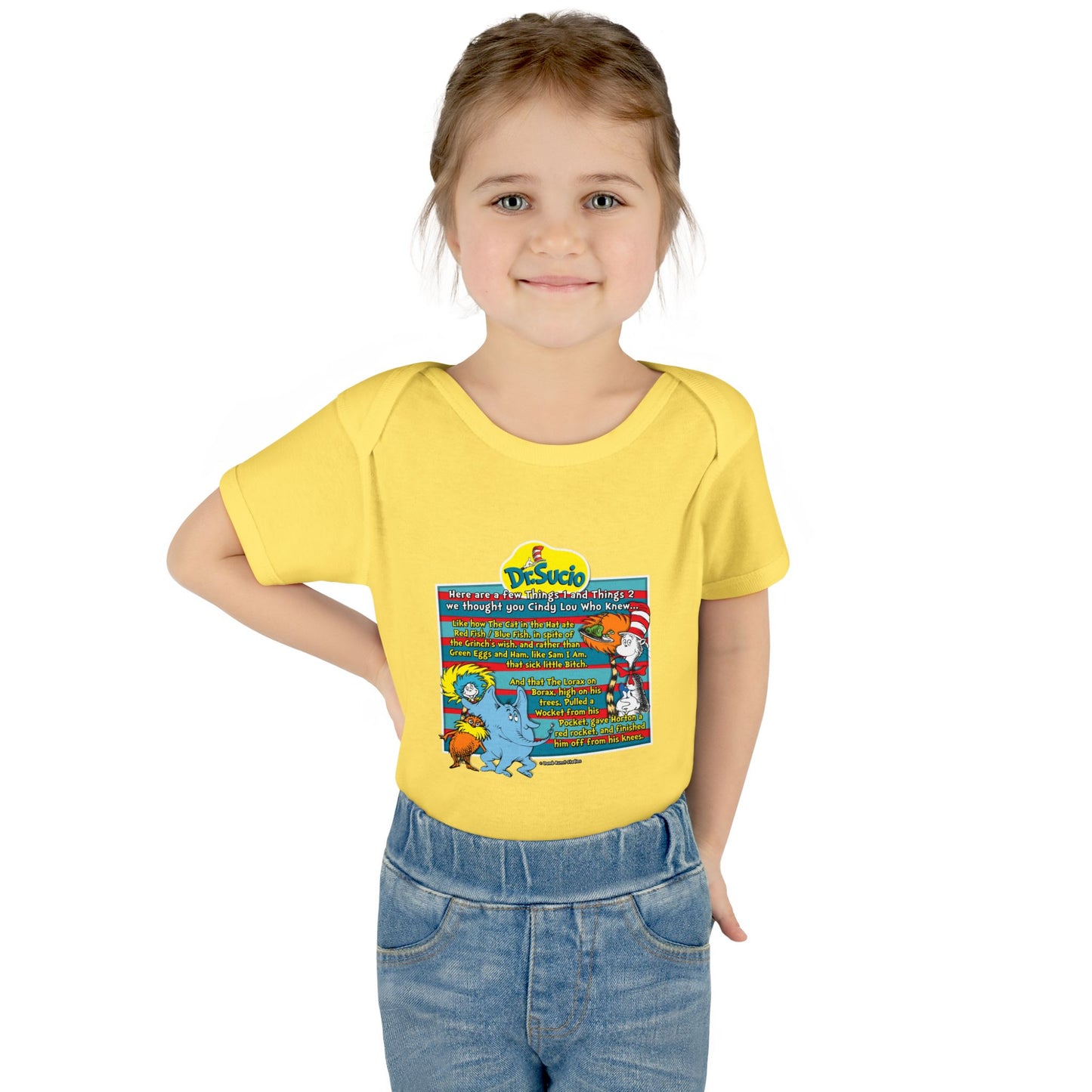 DK64: Doctored Seuss (Dirty Dr. Sucio) - Infant Sized Onsie
