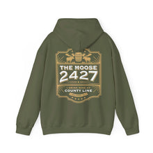 Load image into Gallery viewer, Moose Lodge 2427 - Moose Drink Mine - Hooded Sweatshirt (Front &amp; Back Print)
