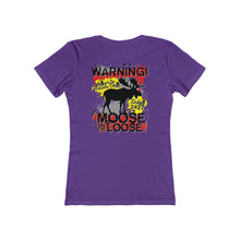 Load image into Gallery viewer, Moose Lodge 2427 - Loose Moose - Women&#39;s T-Shirt (Front &amp; Back Print)
