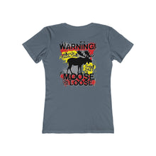 Load image into Gallery viewer, Moose Lodge 2427 - Loose Moose - Women&#39;s T-Shirt (Front &amp; Back Print)
