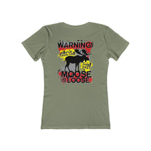 Load image into Gallery viewer, Moose Lodge 2427 - Loose Moose - Women&#39;s T-Shirt (Front &amp; Back Print)
