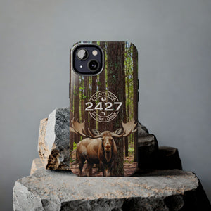 Moose Lodge 2427 - Woodlands Moose - Tough Phone Cases (Select Phone Models)