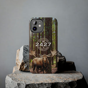 Moose Lodge 2427 - Woodlands Moose - Tough Phone Cases (Select Phone Models)