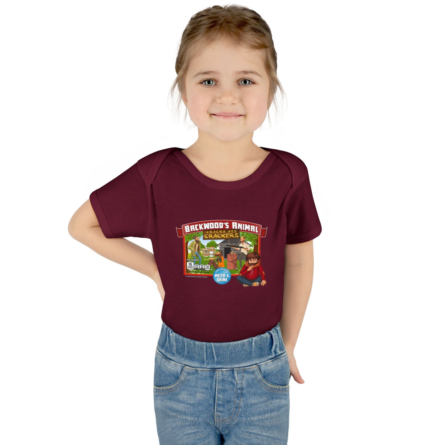 DK77: Animal Cracka' Ass Crackas - Infant Sized Onsie