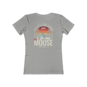 Moose Lodge 2427 - Florida Moose Sunset - Women's T-Shirt (Front & Back Print)