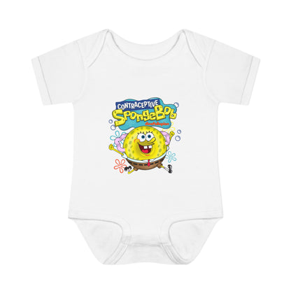 DK196: Contraceptive SpongeBob - Infant Sized Onsie