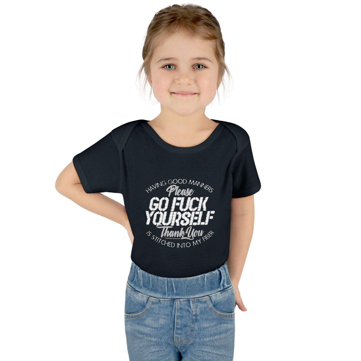 DK90: Please & Thank You (Go Fuck Yourself) - Infant Sized Onsie