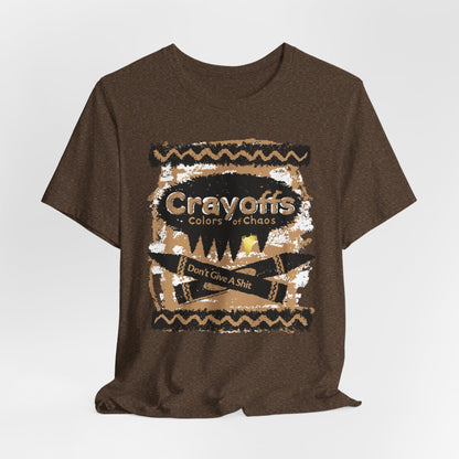 DK110: Crayoffs Colors of Chaos - Unisex S/S T-Shirt