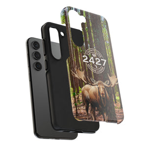 Moose Lodge 2427 - Woodlands Moose - Tough Phone Cases (Select Phone Models)