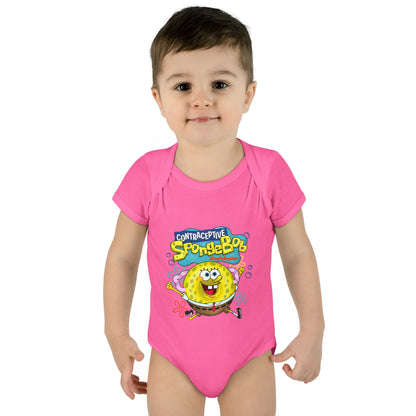 DK196: Contraceptive SpongeBob - Infant Sized Onsie