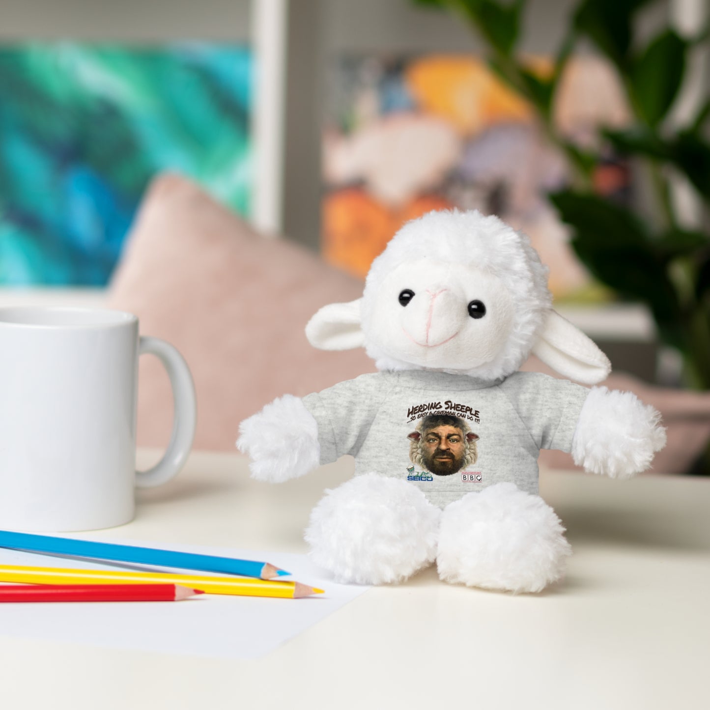 DK189: Herding Sheeple - Plush Toy SHEEP